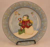 Oneida Debbie Mumm SNOW FAIRIES Salad Plate